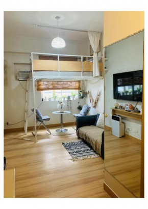 Bohemian Inspired Studio Unit1 at Trees Residences